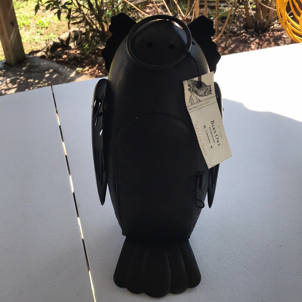 Pottery Barn barn owl luminary RARE 🦉BNWT - Picture 3 of 6